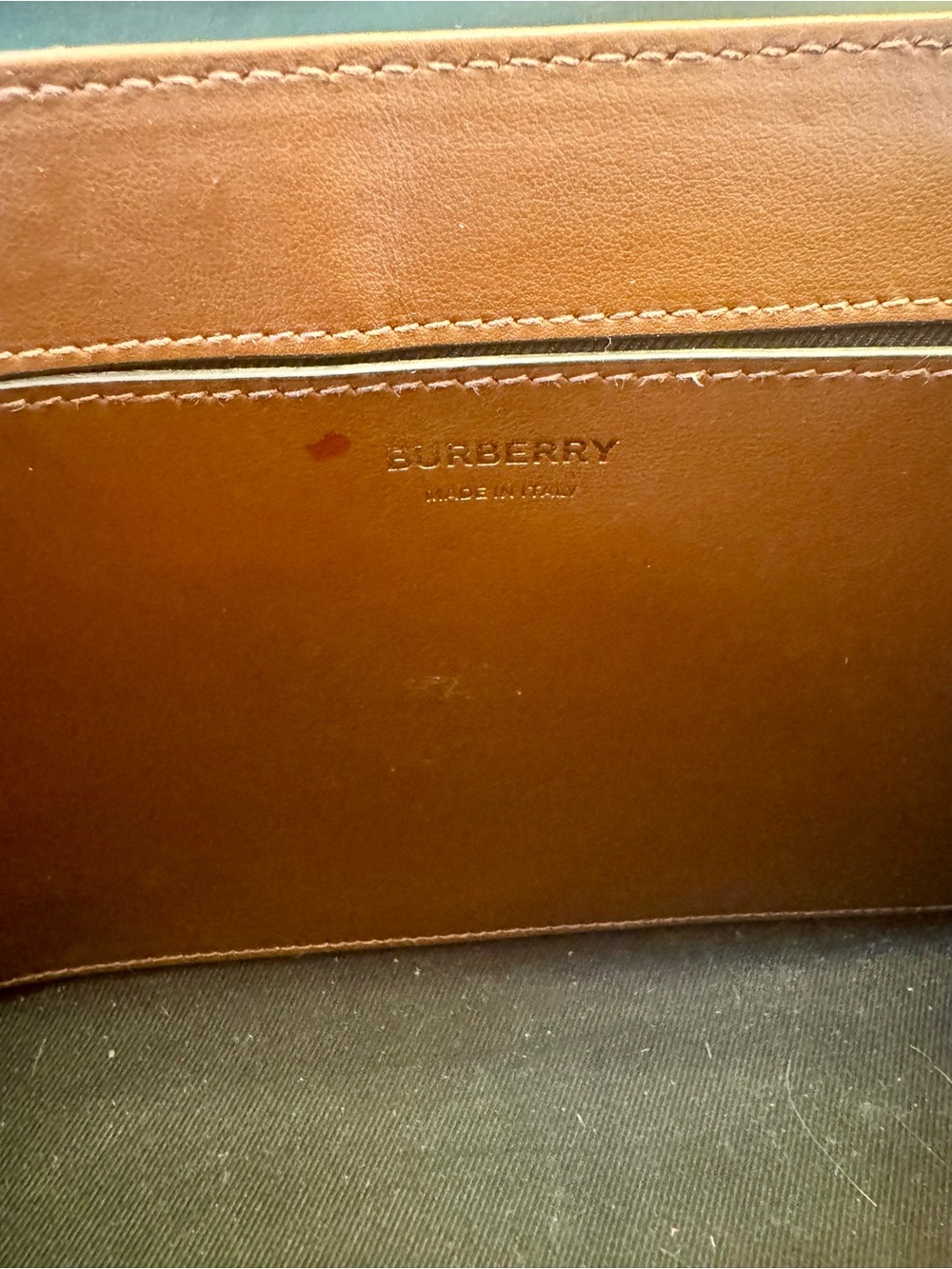 Burberry Note Giant Check E-Canvas Crossbody Bag - Picture 9 of 14